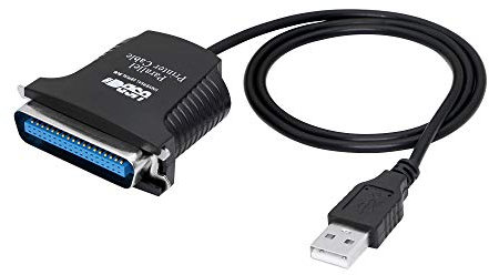 SinLoon Adaptador USB a puerto paralelo USB a IEEE1284 CN36 adaptador de cable de impresora paralelo para impresora (2.8 pies)