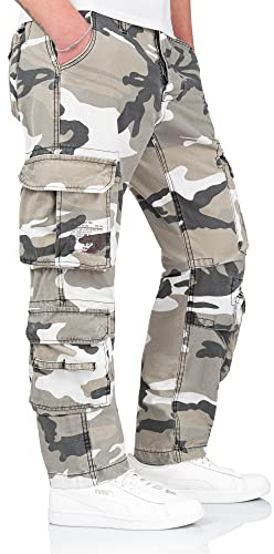 Surplus Raw Vintage Airborne Herren Cargo Hose & Airborne Cargo Slimmy Trouser