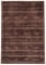 carpetfine Viskoseteppich AVA Dunkelbraun 240x340 cm | Moderner Teppich für Wohn- und Schlafzimmer