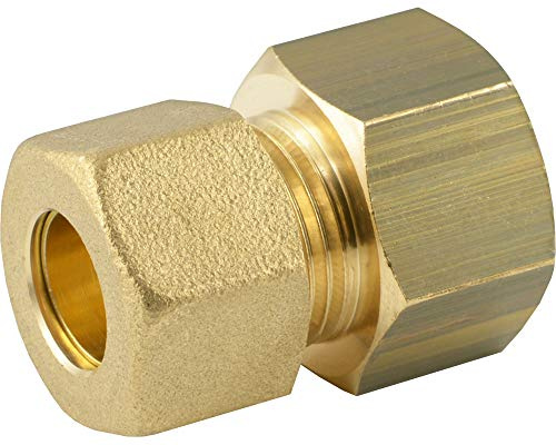 Fittingteile - Gerade Klemmringverschraubungen mit zylindrischem Innengewinde (Gewindegröße: G 1/4 - Rohr Ø außen: 8 mm)