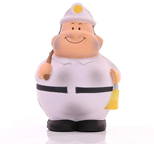 SQUEEZIES® Herr Bert® Bergbau Bert - Knautschfigur zum Stressabbau - Stressball Anti-Stress Beschäftigung Stressbewältigung - Geschenk Arbeit Kollegen Mitarbeiter Kunden Freunde