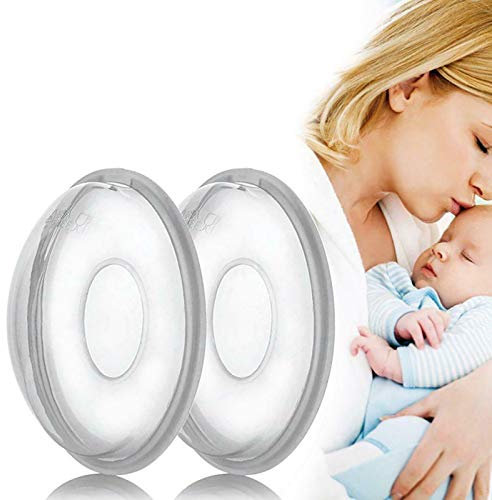 2 Copa Leche Materna, Conchas Protectoras Pezones,Conchas Recolectoras Lactancia,Copas Recolectoras de Leche,Sin BPA,Material de Silicona Suave y Flexible Reutilizable