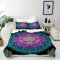 ANHOPE Boho Bettwäsche Set 3 Teilig Paisley Bohemia Floral Bettbezug 135x200 cm + 2 Kissenbezug 50x70 cm Weich Microfaser Bettbezüge mit Reißverschluss Ganzjahres Bettdeckenbezug Set