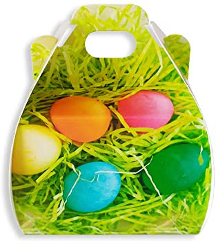 Ostern Oster DIY- Mini-Verpackungen 10 Stück Tragekartons Klein Gastgeschenke Geschenke Boxen, Geschenkverpackung, Süßigkeiten, Schmuck, Osternest