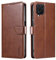 LOLFZ Wallet Case for Samsung Galaxy A12 5G, Vintage Leather Book Case with Card Holder Kickstand Magnetic Closure Flip Case Cover for Samsung Galaxy A12 5G - Brown