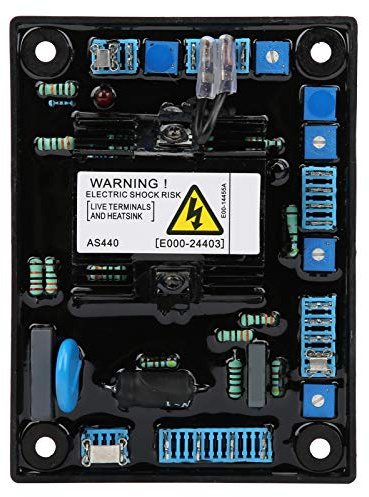AS440 Generator AVR Modul Automatischer Spannungsregler Bürstenlose Erregung Spannungsstabilisator Steuerplatine für Wechselstromgenerator