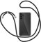 Vauki Coque pour Samsung Galaxy A13 4G avec Cordon de Collier,Silicone Transparent TPU+PC Bumper Protection Étui Lanyard avec Sangle Réglable Chaîne Case pour Samsung A13 4G