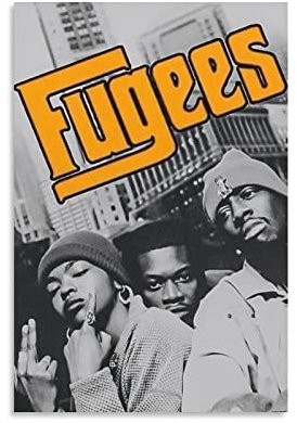 Fugees Personalisiertes Kunst-Poster, coole Kunstwerke, Malerei, Wandkunst, Leinwanddruck, hängende Bilder, Poster, 30 x 45 cm