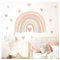 Little Deco Wandsticker Regenbogen Boho Wandtattoo Herzchen Pastell Kinderzimmer Wandaufkleber für Babyzimmer Deko DL943-4