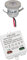 VBLED® 1er Set 1W Mini-Einbauspot, Mini Spot IP65 Warmweiss leuchtet vorne & seitlich Inkl. LED Trafo 12V DC