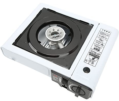 Alomejor Tragbarer Gasherd mit Hoher Feuerkraft, Gasherd, Kassettenofen für Outdoor-Camping, Wandern