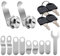 VEGCOO Cabinet Locks 16mm,Cupboard Locks with Keys,Lock Plates,Wrench, Security Mailbox Lock Cam Lock Letter Post Box Lock for Mailboxes, Drawer, Cabinet Doors, Furniture