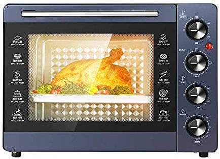 Multifunktionsofen, Arbeitsplatte, Turbo-Konvektion, Arbeitsplatte, Toaster, Timer, Doppelglastür Oben Und Unten, Schwarz, 32 L, Toaster, Nützlich