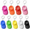 EUPSIIU 9 Pièces Porte Clés en Forme de Chaussures Mignonnes, Porte Clés Mini, Drôle Croc Chaussure Porte Clés, Pantoufles Porte Clés Sac Pendentif Accessoires, Accessoires de Décoration (Multicolore)
