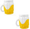 Cabilock 2St Aufblasbarer Bier-Eiskübel Stehtisch im Freien Getränkehalter am Strand Tür aufblasbare getränke kühler beach party dekoration behälter Outdoor- dekorativer Eiskübel PVC