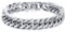Armband Herren Silber Panzerkette Männer Armband - 12mm Herren Armband Edelstahl Armkette Armbänder Cuban Gliederarmband Geschenke für Papa Sohn Bruder Ehemann Weihnachtstag Geburtstagsgeschenk