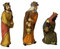 ZICOM Krippenfigurenset Hlg. DREI Könige Hebron barock ca. 9cm Polyresin handbemalt