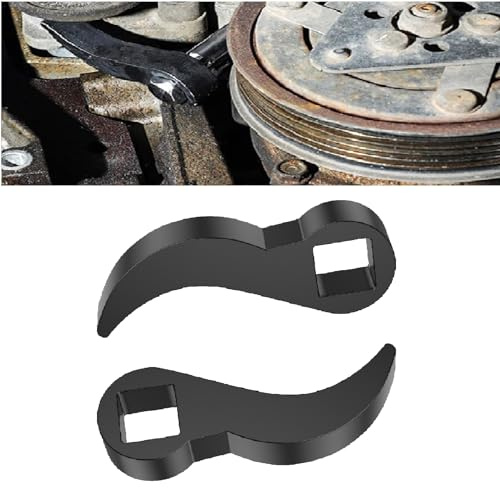 2Pcs Crowbar Adapter Head Tools,Pry Bar Wrench Adaptor,Flexible Crowbars Heavy Duty with Adjustable Angle,Tools Portable Pry Bar Tool for Tight Space