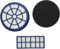 Daaxing 3 Pack Pre Motor & Exhaust Filter Kit Fits For Hoover Breeze Vacuum Cleaner Replacement Parts Accessories,U81 Washable Reusable Vacuum Filter