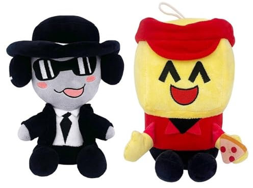 KUKUShining Forsaken Chance Plüschtier, Weiches Süßes Spielcharakter-Plüschtierkissen for Gamer-Kindergeburtstage Und Weihnachten(2pcs)