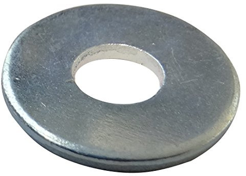 AERZETIX: 100x Arandelas planas M5 Ф15mm H1.2mm DIN9021 acero galvanizado C17699
