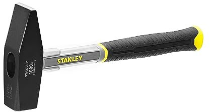 Stanley STHT0-51910 Schlosserhammer Fiberglas 1,000 g (Länge 295 mm, polierter Kopf) schwarz