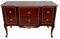 Antik königliche Louis XIV. Louises Barock Rokoko Stilmöbel Kommode Sideboard Kommodenschrank Sideboardschrank Farbe: Nussfarben Breite135