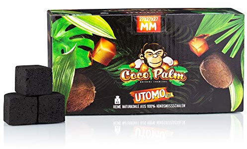 Cocopalm Utomo Shisha Kohle 1 kg in Würfeln 27 x 27 mm