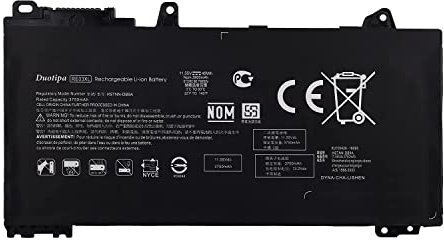 Duotipa RE03XL Batterie de rechange compatible avec HP ProBook 430 440 450 G6 zhan66 Pro 13 G2 HSTNN-OB1C