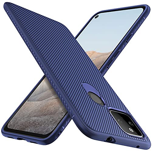 iBetter Hülle Kompatibel mit Google Pixel 5A, Ultra Thin Schutzhülle Tough Handyhülle.Blau