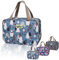 Trousse de toilette, sac de voyage à suspendre, sac de rangement de salle de bain pour femmes et filles, Ours blanc, Sac animal