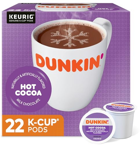Dunkin' Donuts® Milk Chocolate Hot Cocoa Single-Serve K-Cup®, Box Of 22