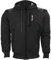 PROFIRST Motorbike Protective Hoodie Motorcycle Fully Armoured Jacket Soft Shell construction with CE Removable Protectors and Inner Lining (UK, Alpha, XL, Regular, Regular, Black)