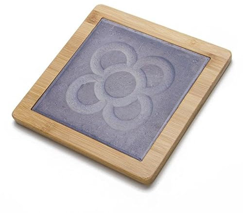 ROCKING GIFTS Salvamantel Cerámica Madera Panot Barcelona Gris 20 cm