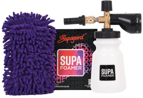 Supagard SupaFoamer Snow Foam Gun 5 Spray Setting 1lt Bottle
