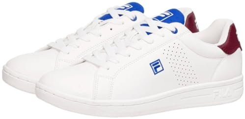 FILA Herren Crosscourt 2 NT Sneaker, White-Prime Blue, 42 EU