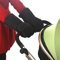SCHYIDA Handschuhe Kinderwagen Schwarz, Ein Paar Handwärmer Kinderwagen Muff Warme Fleece Handmuff Kinderwagen Kinderwagenmuff Mit Flanell Innenseite Universalgröße für Kinderwagen