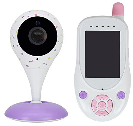 PNI Babyphone vidéo Care écran 2,4 Pouces sans Fil, capteur de température, 700mAh, Vision Nocturne