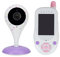 PNI Babyphone vidéo Care écran 2,4 Pouces sans Fil, capteur de température, 700mAh, Vision Nocturne