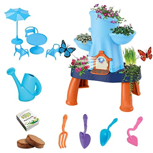 Feengarten-Blumentopf, Feenhaus-Gartenzubehör-Set – DIY Feengarten-Puppenhaus-Zubehör Outdoor-Dekorationen Kunsthandwerk