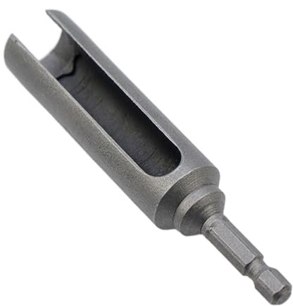 Rannb Socket Slotted Slotted Extension Driver Screwdriver Sleeve Hand Tools,0.55/14mm Hex Socket Socket Wrench,1/4-inch Hex Shank,4/100mm Length - 1pcs
