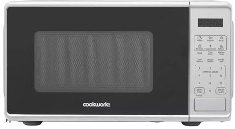 Cookworks 700W Standard Microwave EM7 - Silver