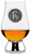 English Pewter Company Glencairn Personalised Whisky Glass with Monogram Initial - Unique Gifts for Men - with Your Choice of Initial 200ml [WGP211] (K)