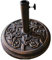 Sakusei Tools Support de parasol en métal robuste de 45 cm de diamètre - Base de parasol décorative pour patio, terrasse, cour, pelouse, piscine, style floral