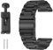 Correas de Metal 22mm,Correa de Reloj Metal Gruesas de Acero Inoxidable Inteligente Correa Reloj de Liberación Rápida para Hombres y Mujeres con Herramienta Resorte Removedor Negro