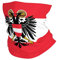 Damen Herren Gesichtsdekoration Österreichische Flagge Halstuch Mikrofaser Nackenwärmer Bequem Kopfbedeckung Stirnband Für Ski Motorradfahren Sportarten