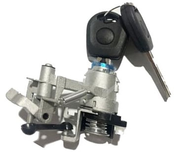 Xiciki Barillet de Serrure Compatible Avec VW Golf MK4 Lupo Polo avec 2 Clés de Verrouillage de Porte de Coffre Arrière 1J6827297G