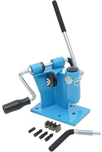 Chain Breaker 2 In1 Chain Saw Link Breaker, Bench Chainsaw Chain Breaker, Chain Saw Rivet Spinner Repair Tool Chain-Integrated Machine, Blue