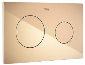 ROCA A8901890RG PL10 ONE DUAL Placa de Accionamiento Oro Rosado Posterior a 2021