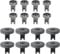 YGHSZ Dishwasher Wheel for Upper and Lower Basket (12 PACK) Universal Replacement Parts Accessories for Zanussi A-EG El-ectrolux Dishwasher Cutlery Basket Rollers
